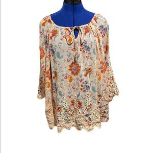 Boho Chic blouse XL